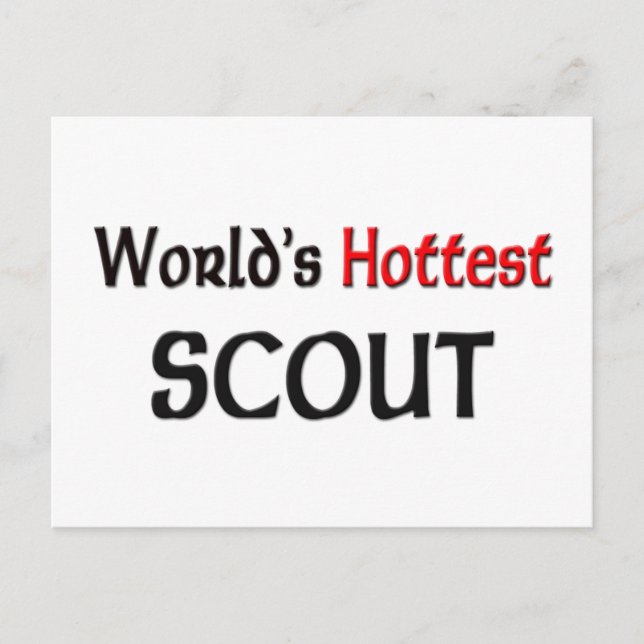 Weltläufiges Scout Postkarte (Vorderseite)