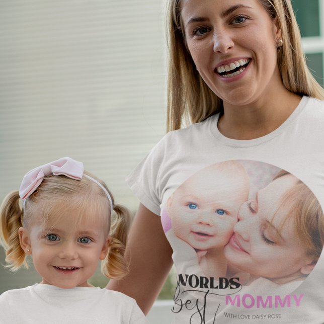 Weltlds Best Mommy Foto T-Shirt (Von Creator hochgeladen)