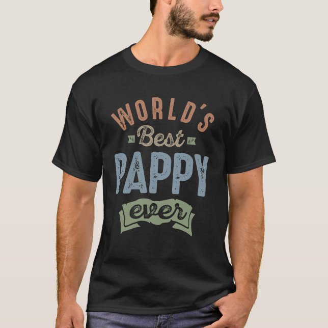Weltlds Best Pappy T-Shirt (Vorderseite)