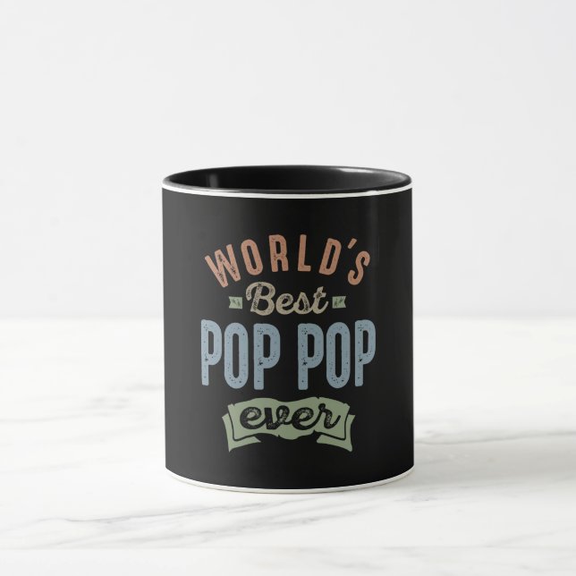 Weltlds Best Pop Pop Tasse (Zentrum)