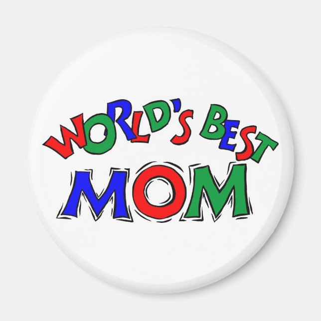 Weltleitschrift mit der besten Mama Magnet (Vorne)