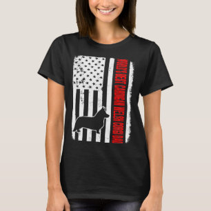 Weltleitster Cardigan Welsh Corgi Vater American F T-Shirt