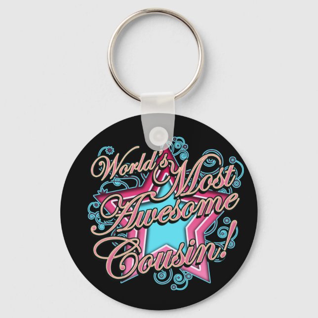 Weltleitster Phantastischer Cousin Schlüsselanhänger (Vorderseite)