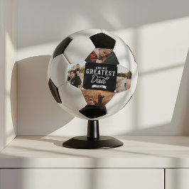 Weltleitster Vater Vatertag 4 FotoCollage Fußball