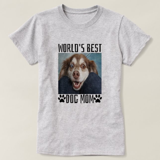 Weltleitungen Best Dog Mama T - Shirt (Design vorne)