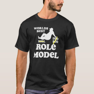 Weltleitungen Best Role Model Vater Bod T-Shirt