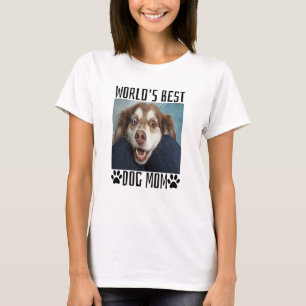Weltleitungen Beste Hunde-Mama T-Shirt
