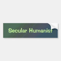 Weltlicher Humanist-Autoaufkleber