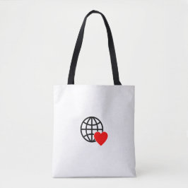 Weltliebe-Globus-Symbol | Herz Erde Sommer-Design
