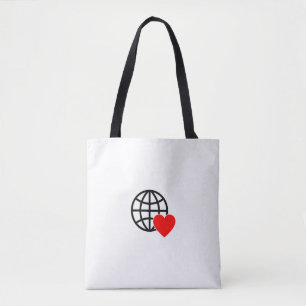 Weltliebe-Globus-Symbol Herz Erde Sommer-Design