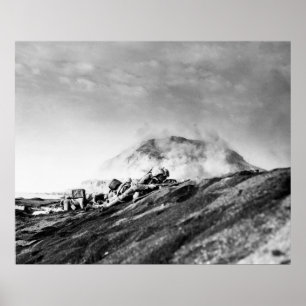 Weltmarines auf Iwo Jima Beachhead Poster