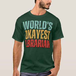 Weltmarken - gerade Librarian Geschenke Idee 2 T-Shirt