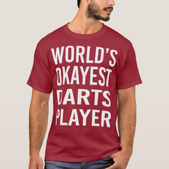 Weltmarken in Oktods - Darts Player Bestes lustige T-Shirt (Vorderseite)