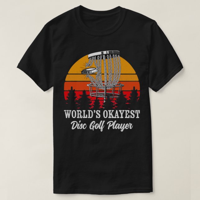 Weltmarkt: Token Golf Player Golf Frisbee T-Shirt (Design vorne)