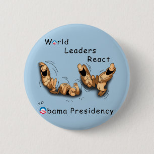 Weltmarktführer reagieren (Obama) Button