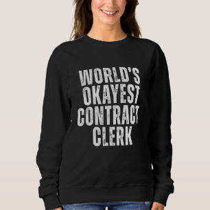 Weltmarktrechtsberater Funny Sarcastic Job Sweatshirt