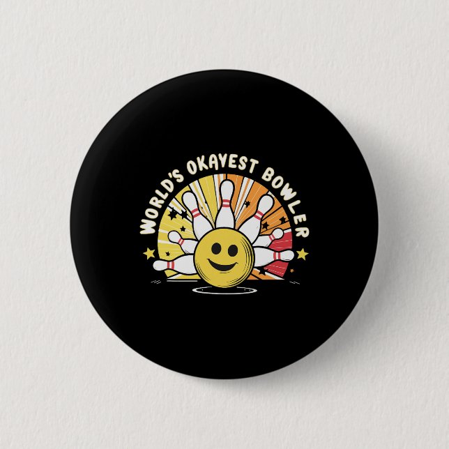 Weltmarkt's passest Bowler Funny Bowling Ll and Bu Button (Vorderseite)