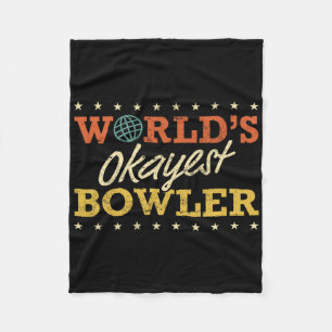 Weltmarkts "Super Bowler" Bowling Funny Sarcastic Fleecedecke