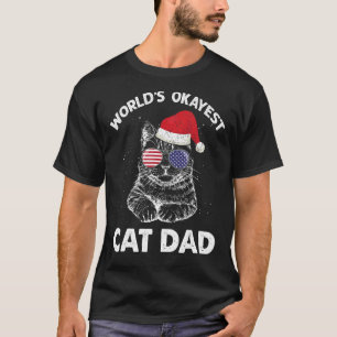 Weltmarkts-Vater "Twitter Cat" Daddy Pater USA Fla T-Shirt