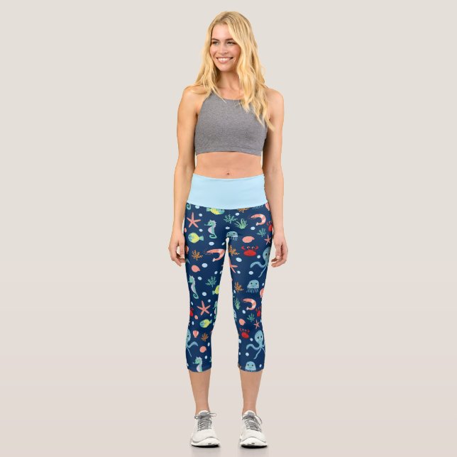 Weltmeer Capri Leggings (Vorderseite)