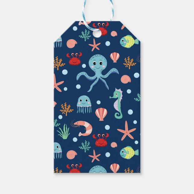 Weltmeer Geschenkanhänger (Vorderseite)