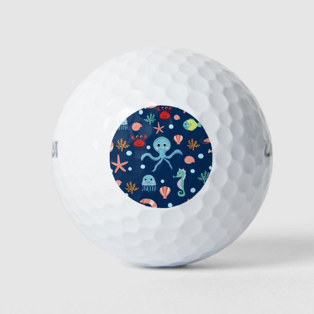 Weltmeer Golfball (Vorderseite)