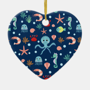 Weltmeer Keramik Ornament