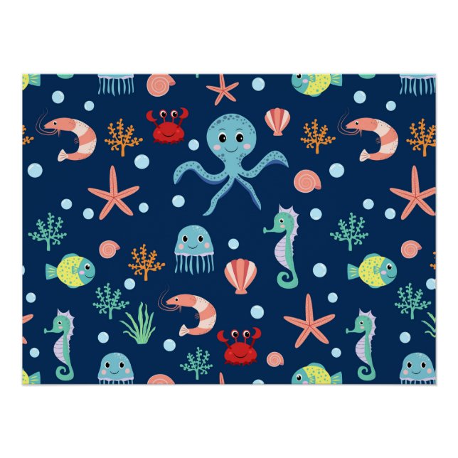 Weltmeer Poster (Vorderseite)