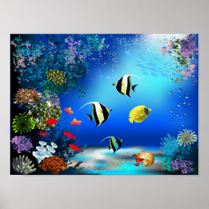 Weltmeer-Poster Poster