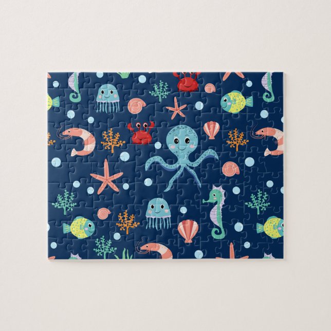 Weltmeer Puzzle (Horizontal)