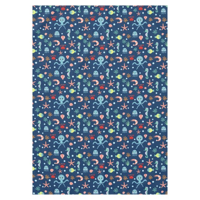 Weltmeer Tischdecke (Vorderseite)