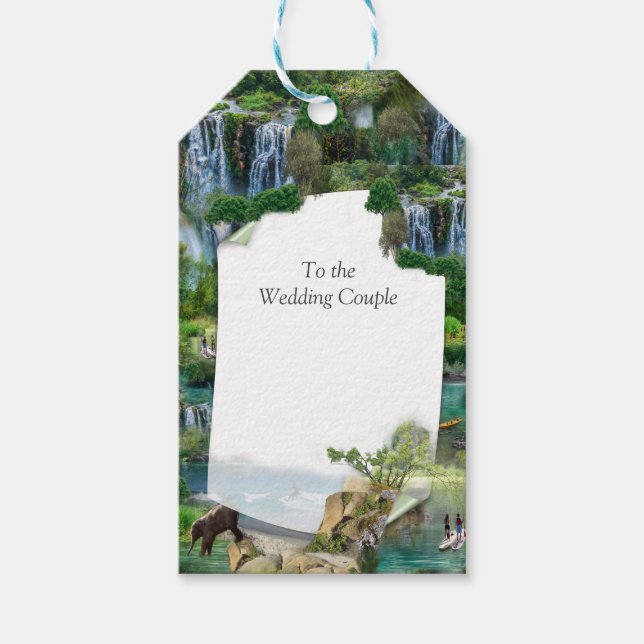 Weltmeere und -flüsse, Seen und Sport Geschenkanhänger (Vorderseite)