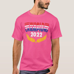 Weltmeister 2022 Niederländischer Fußball 2022 Cha T-Shirt