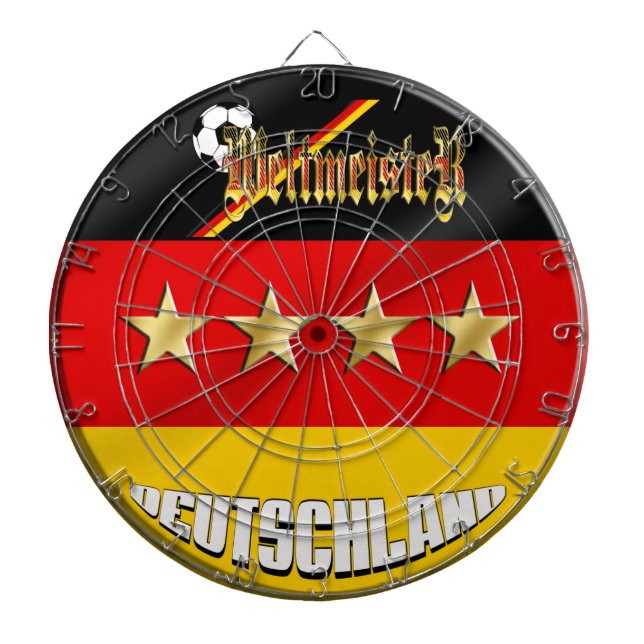 Weltmeister Deutschland Deutschland Weltmeister Dartscheibe (vorne)