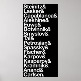 Weltmeister im Schach Poster