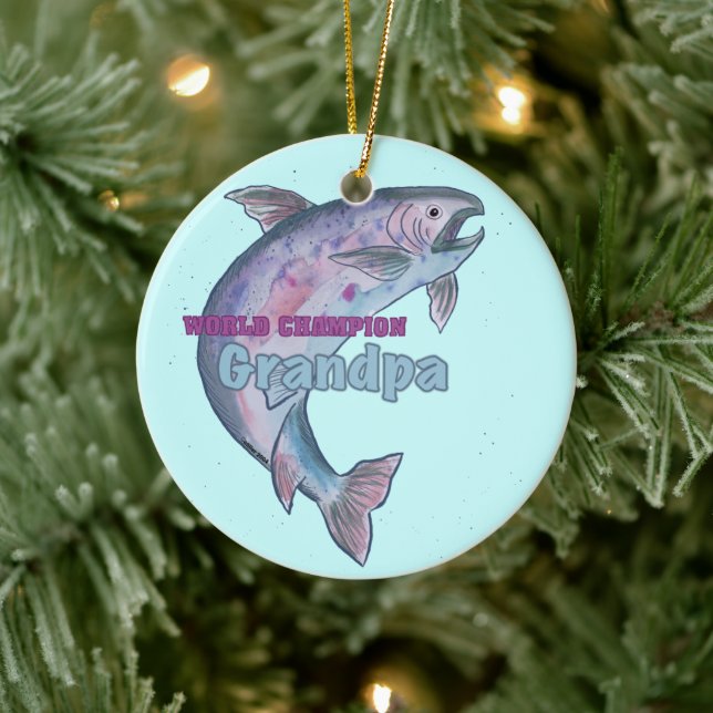 Weltmeister Opa-Ornament Keramik Ornament (Baum)