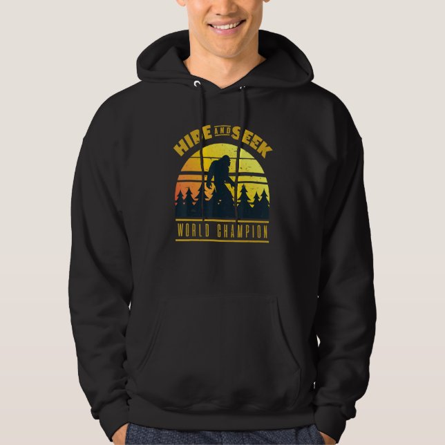 Weltmeister verbergen und suchen hoodie (Vorderseite)