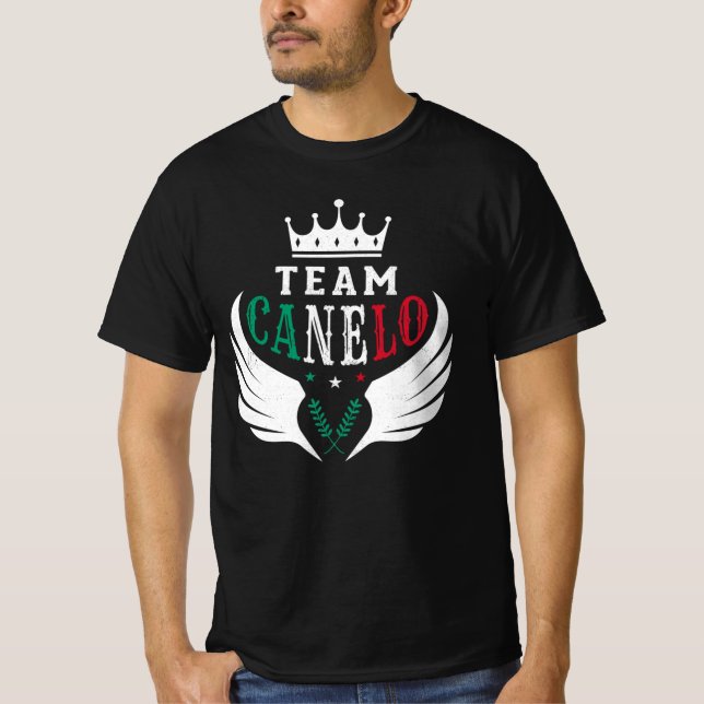 Weltmeister von Canelo: T - Shirt "Team Canelo" (Vorderseite)