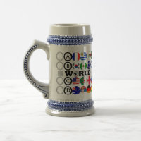Weltmeisterschaft 2010 Flaggen Group Stein Tasse