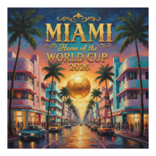 Weltmeisterschaft 2026 Sunset Boulevard Fußball Mi Fotodruck