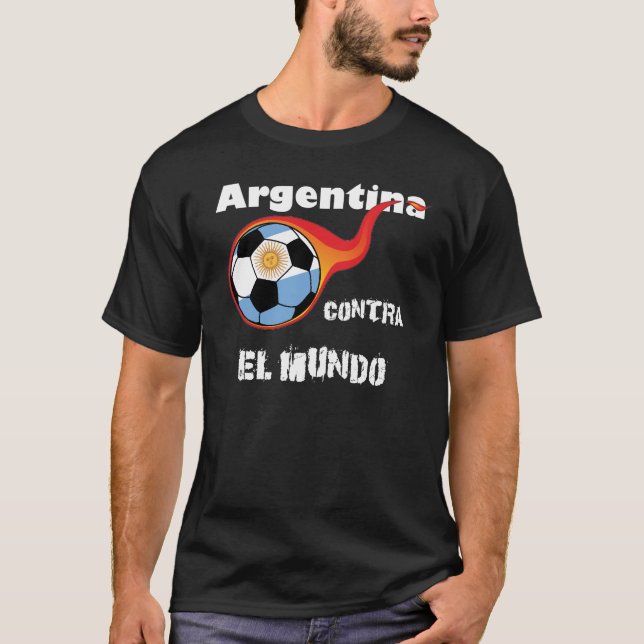 Weltmeisterschaft - Argentinien gegen die Welt T-Shirt (Vorderseite)