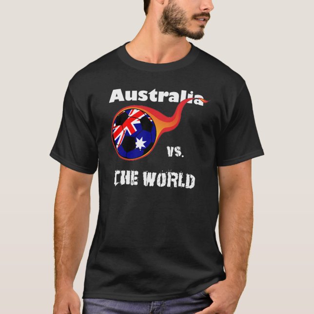 Weltmeisterschaft - Australien gegen die Welt T-Shirt (Vorderseite)