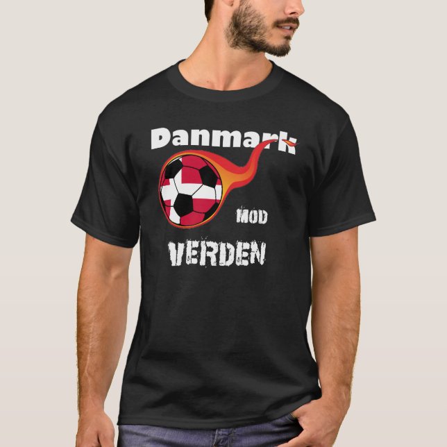 Weltmeisterschaft - Dänemark gegen die Welt T-Shirt (Vorderseite)