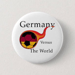 Weltmeisterschaft - Deutschland gegen die Welt Button