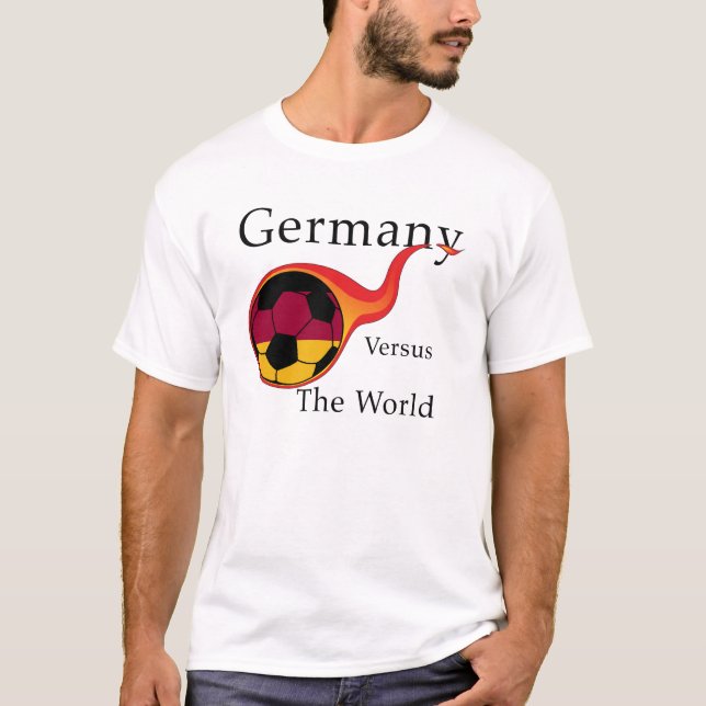 Weltmeisterschaft - Deutschland gegen die Welt T-Shirt (Vorderseite)