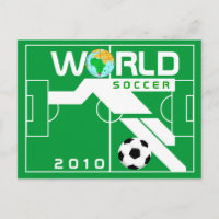 Weltmeisterschaft Fußball 2010 Feldpostkarte