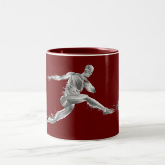 Weltmeisterschaft-Fußball-Brasiliengeist Scorer Zweifarbige Tasse