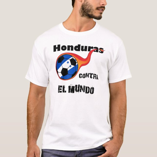 Weltmeisterschaft - Honduras gegen die Welt T-Shirt (Vorderseite)