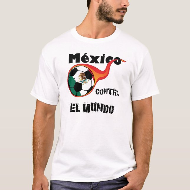 Weltmeisterschaft - Mexiko gegen die Welt T-Shirt (Vorderseite)