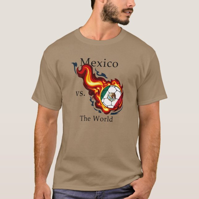 Weltmeisterschaft - Mexiko gegen die Welt T-Shirt (Vorderseite)